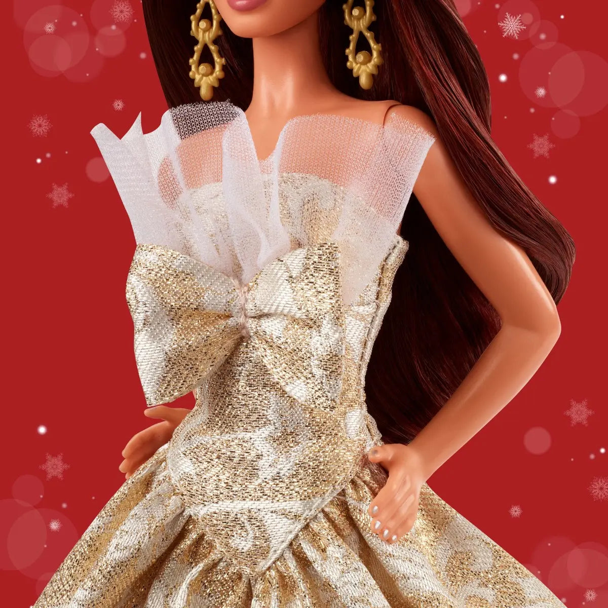 Barbie Signature Holiday 2025 Cabello Castaño Jbh97 Mattel