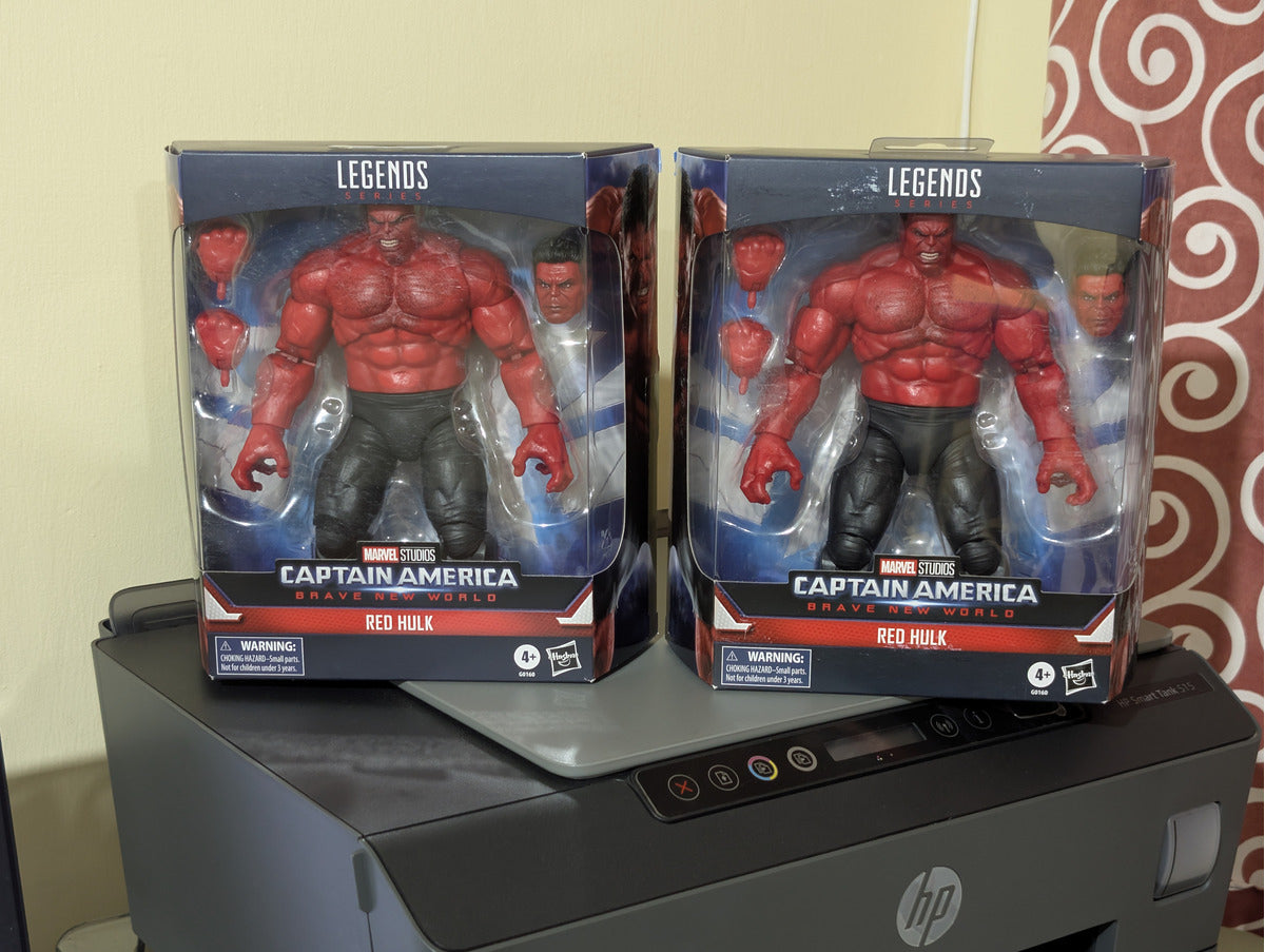 Marvel Legends Red Hulk Capitán América Figura 20 Cm Hasbro