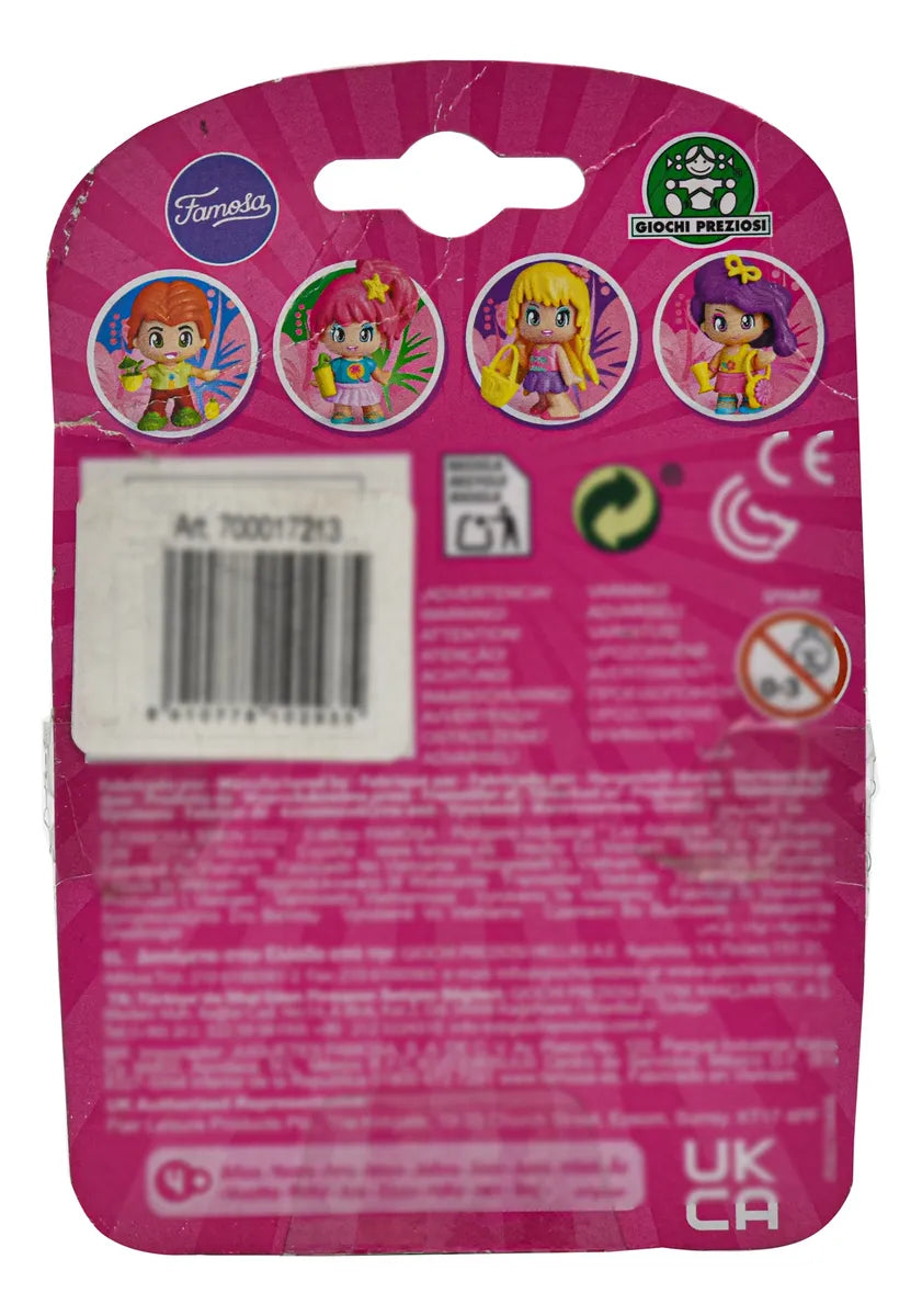 Pinypon Hawai Pelo Rosa Malteada 7cm Famosa Cd