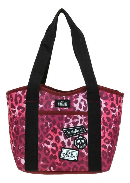 Mochila Y Lonchera Disney Villains Vi66420 Primaria Chenson Fucsia Estampado