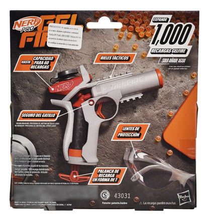 Nerf Pro Gel Fire Ignitor 1000 Recargas Hasbro Blanco
