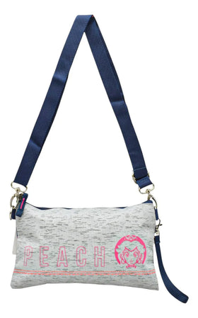 Bolso Super Mario Peach Estampado 1862575 Chenson Gris Estampado Metal Azul
