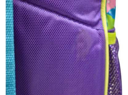 Mochila Frozen Disney Magic 3d Tornasol Original Primaria Ruz Con Detalle Violeta 3d