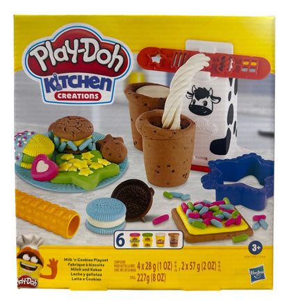 Play Doh Kitchen Pack Leche Galletas Y Hamburguesas Hasbro Multicolor