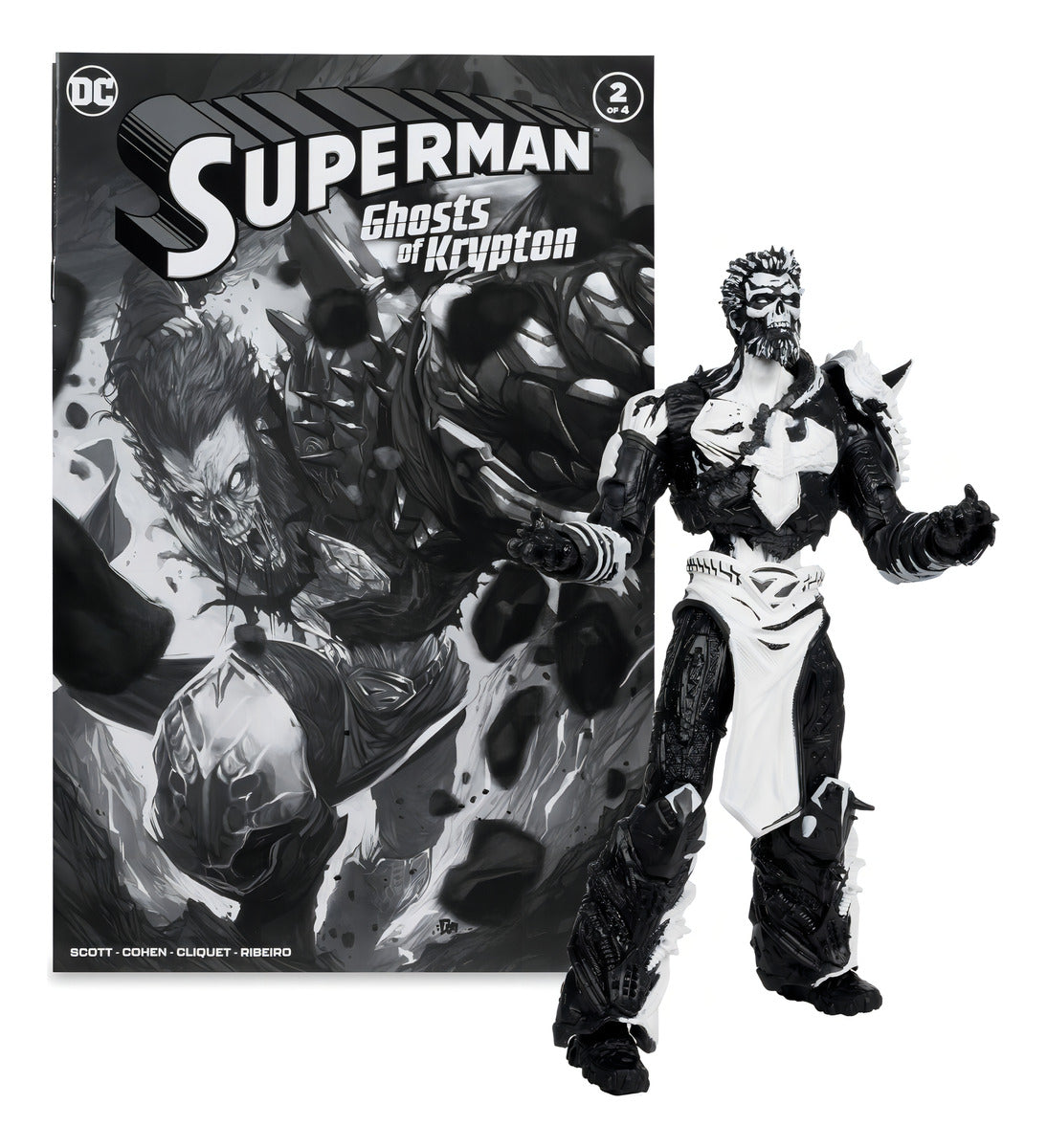 Pack x4 Figuras de Acción 7" Superman Series Gold Label Mcfarlane