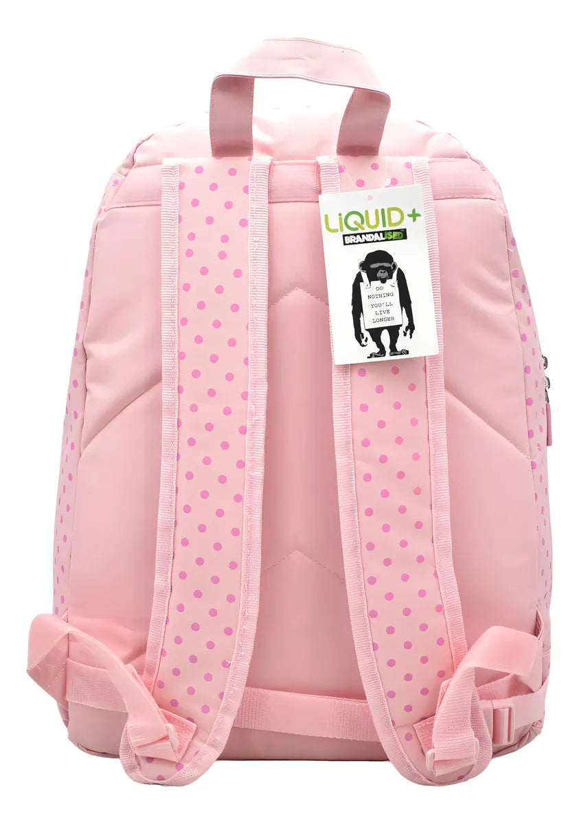 Mochila Brandalised Niña Con Globo Estampado Rosa Primaria 161842 Liquid