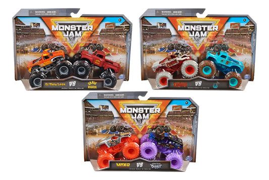 Monster Jam Vs Pack 3 Escala 1:64 Serie 26 Spin Master Multicolor