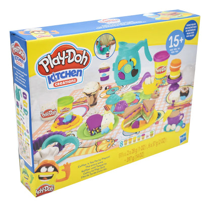 Play Doh Kitchen Creations Cafe Y Te 397g Hasbro Multicolor