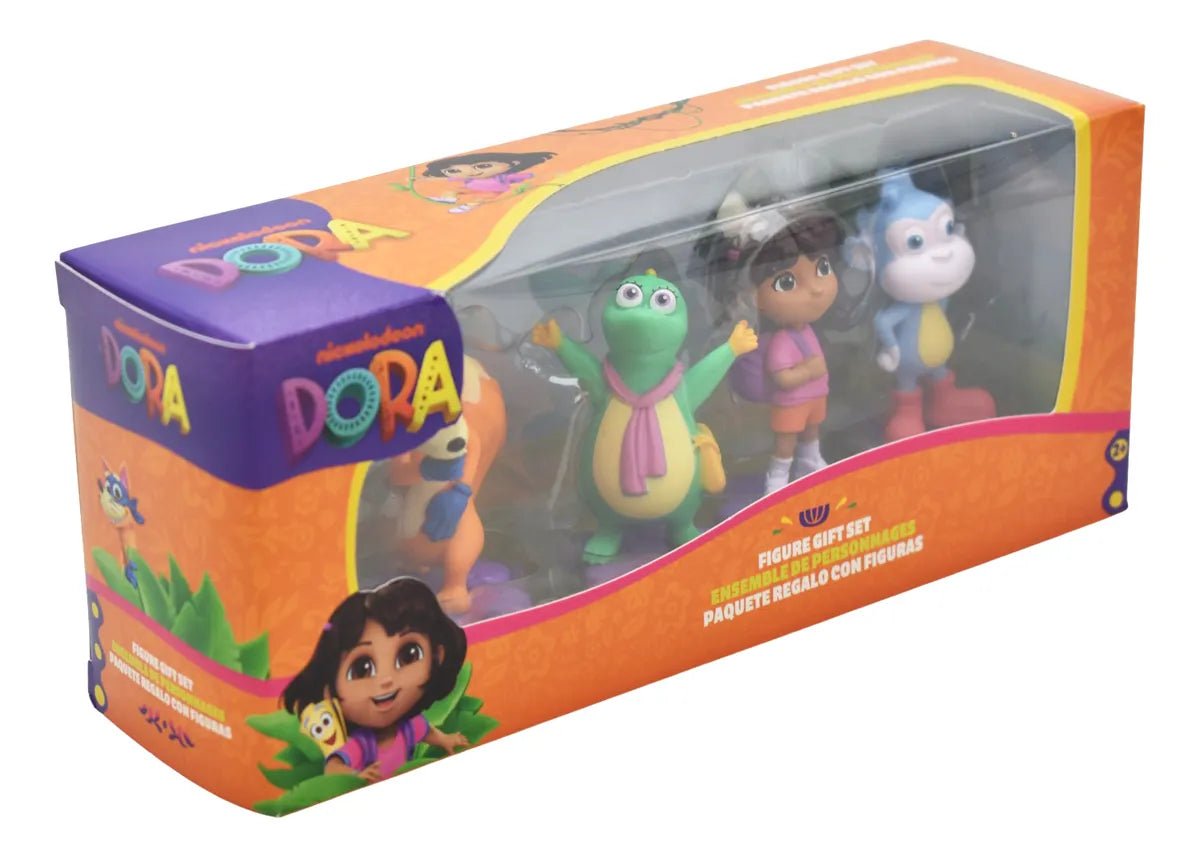 Dora Paquete De Regalo Con Figuras Set 4 Pz 6cm Spin Master