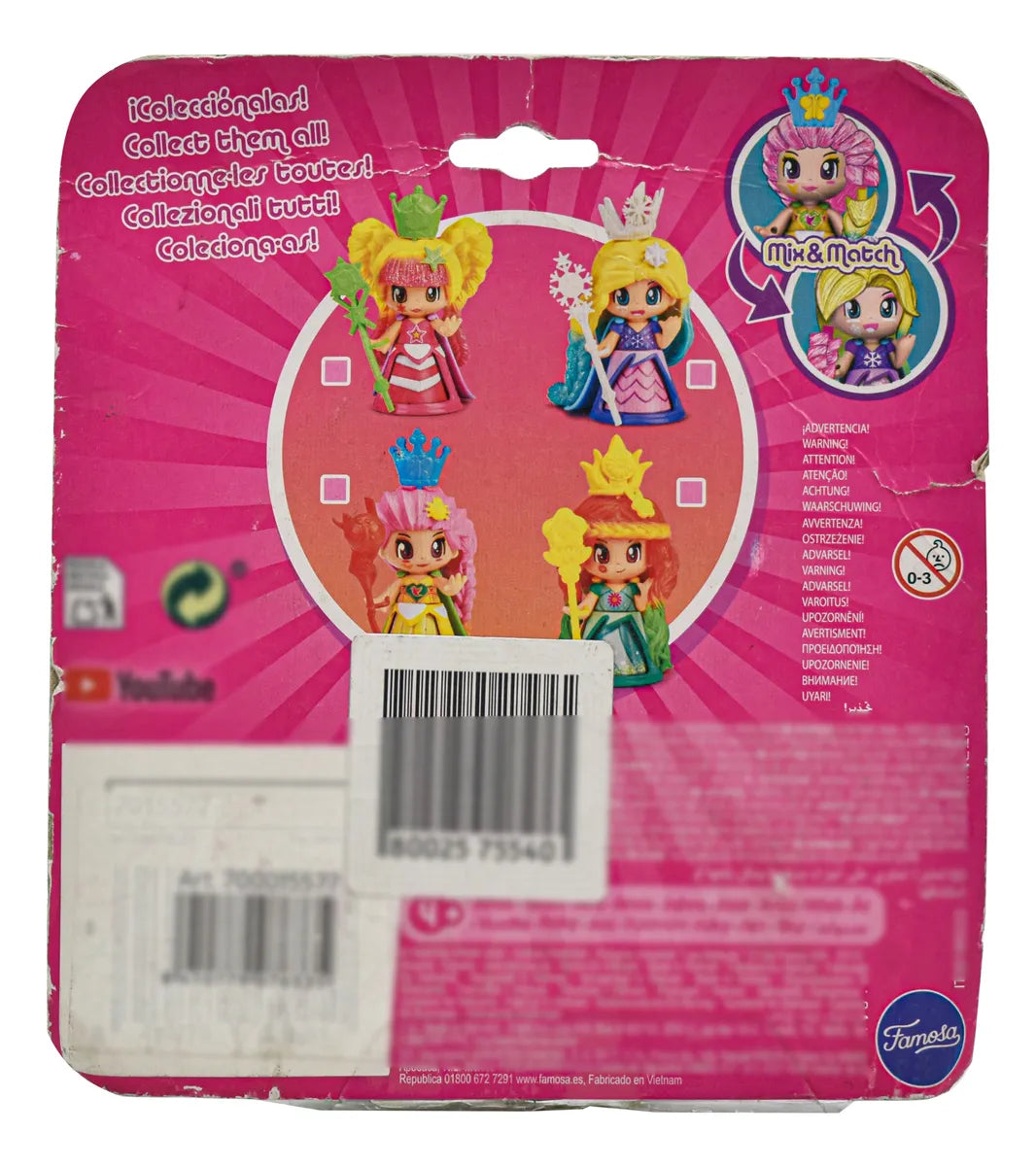 Pinypon Queens Vestido Amarillo Super Power Famosa Cd