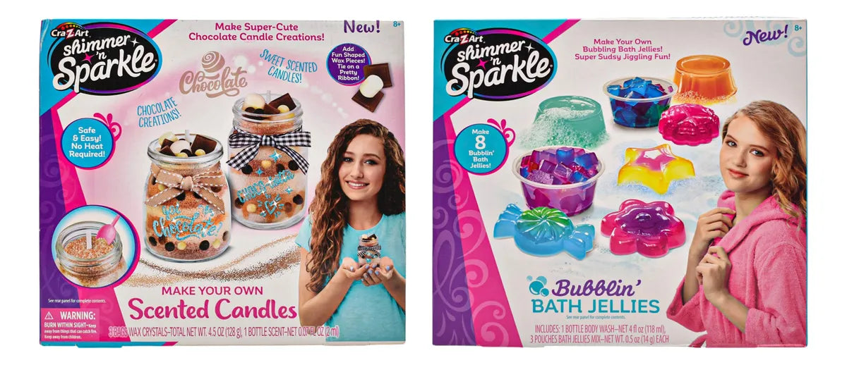 Shimmer N Sparkle Crea Velas Olor Chocolate Y Jabon Crazart