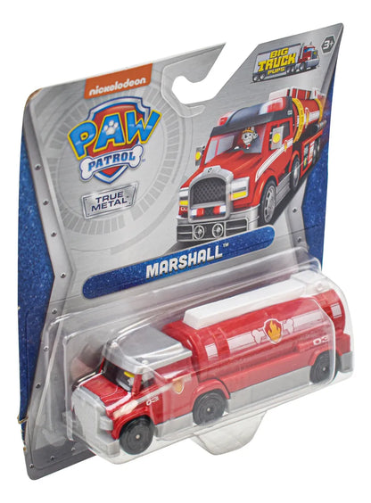 Paw Patrol Marshall Big Truck Pups True Metal Spin Master Cd Rojo