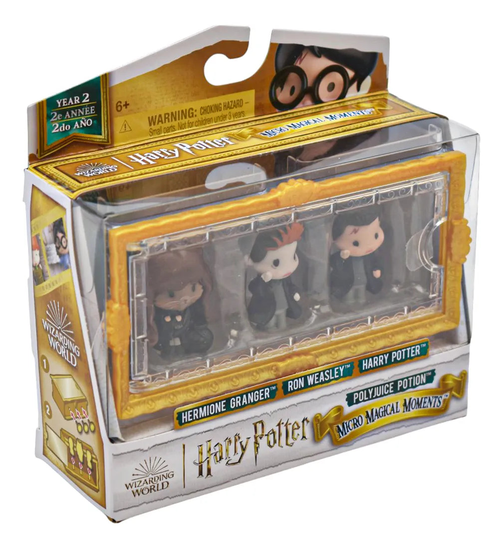 Harry Potter Pack Figuras Micro Y Varita Harry Spin Master