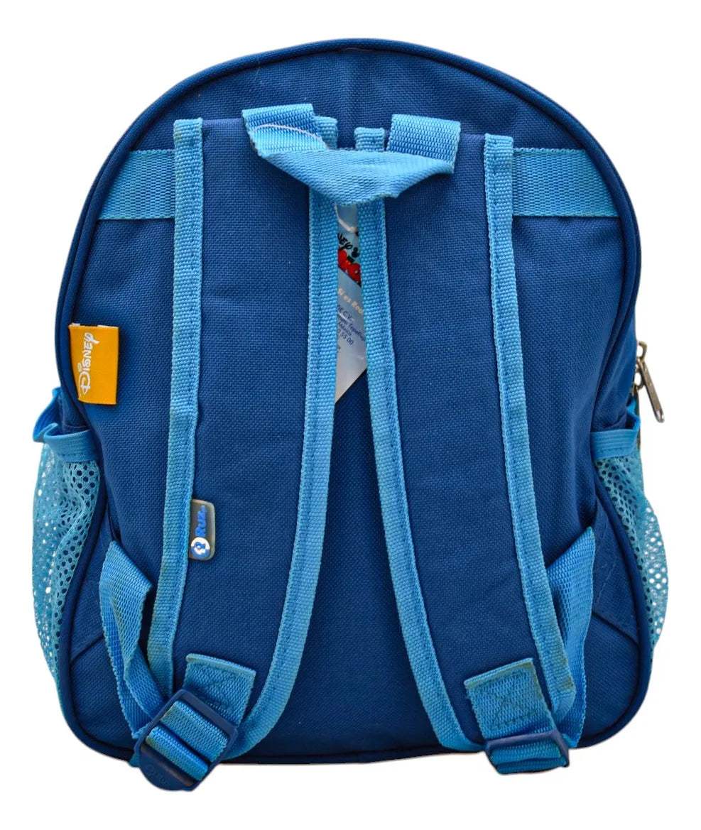 Mochila Jake Never Land Disney Kinder 89350 Original Ruz Con Detalle Azul Marino Liso
