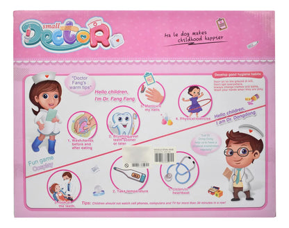 Set De Dentista Con 14 Pz Color Rosa Small Doctor Df546-90ab