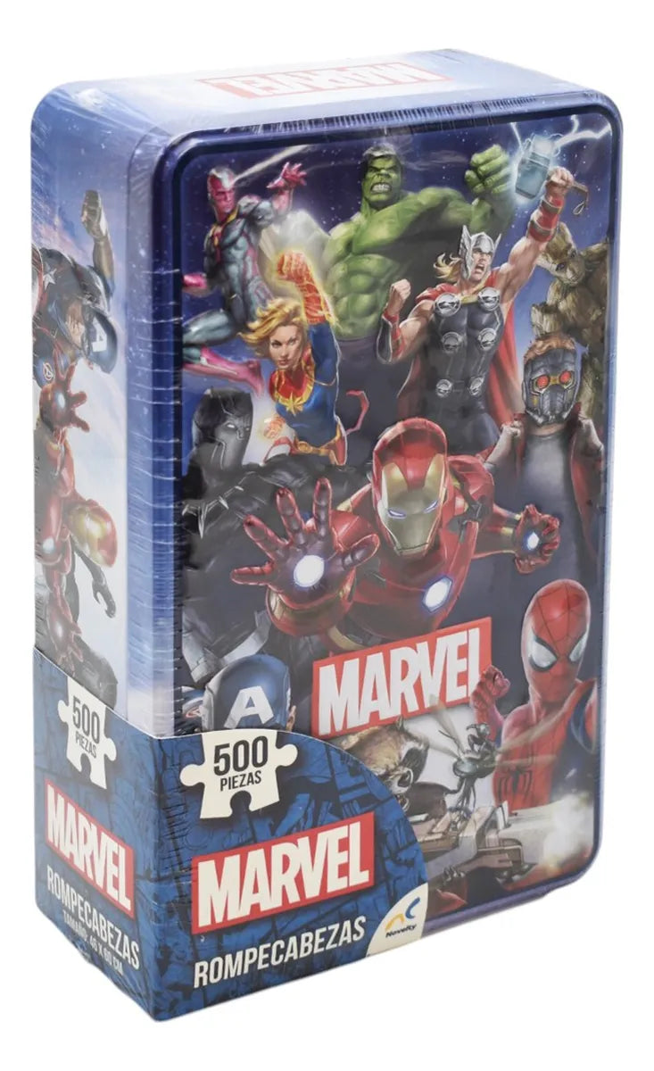 Rompecabezas Pack Marvel Y Harry Potter 500pz C/u Novelty