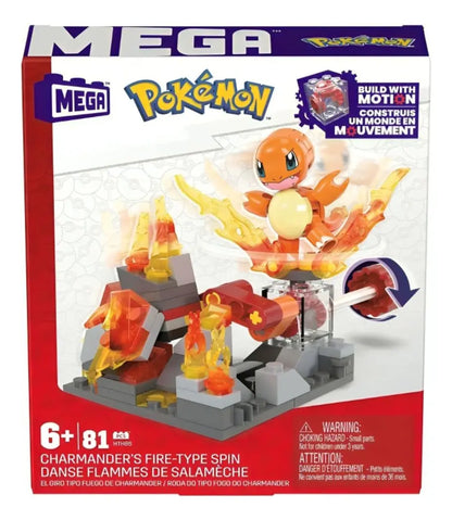 MEGA Pokémon Charmander, 81 piezas – Mattel HTH86