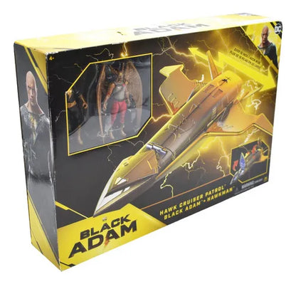 Black Adam Hawk Cruiser Patrol With 2 Figures Spin Master Cd