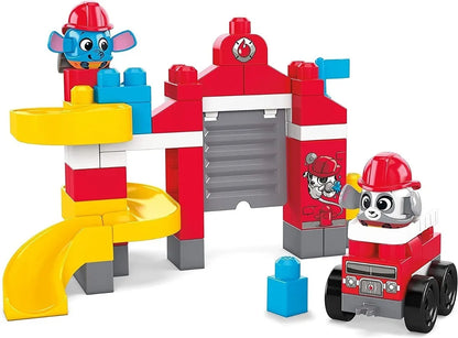 Mega Bloks Estacion De Bomberos 50 Pz Fisher Price 50 Elefante Y Perro
