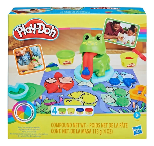Set de Masas Primeras creaciones con la rana y los colores Play-Doh F6926