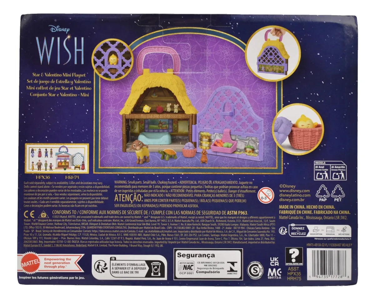 Disney Wish Pack 5 Piezas Play Sets Y Figuras Mattel
