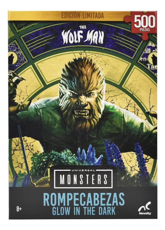 The Wolf Man Rompecabezas 500pz Brilla En Oscuridad Novelty