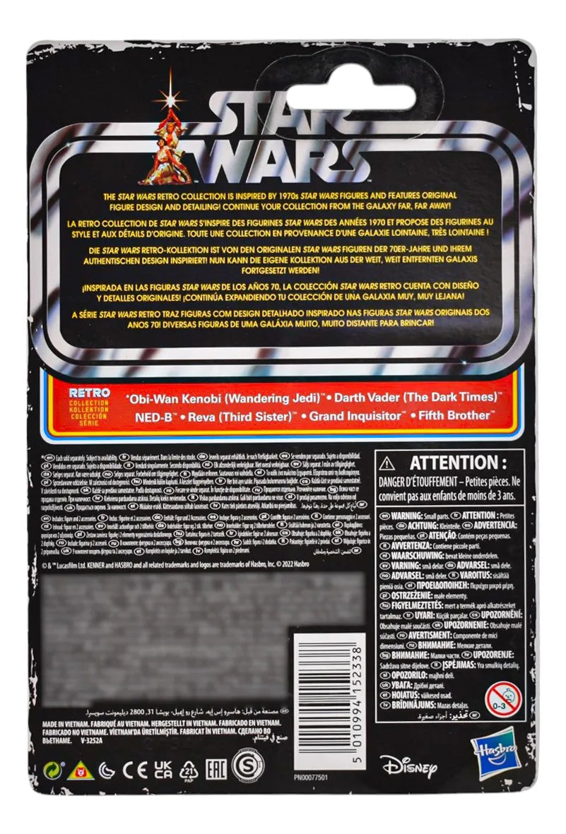 Star Wars Vintage Y Retro Collection Pack 3 Figuras Hasbro