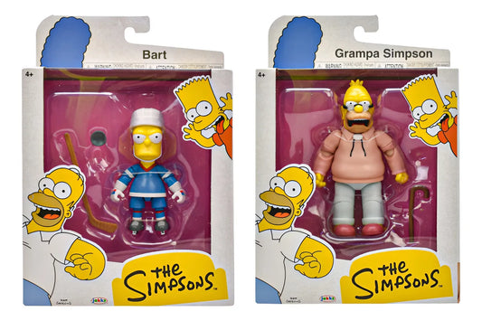 Los Simpsons Pack Bart Y Abuelo Articulada Jakks Pacific