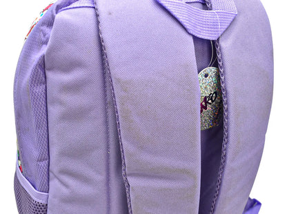 Mochila Sweet Helados Animalitos Primaria Miko Club Detalle Violeta Estampado
