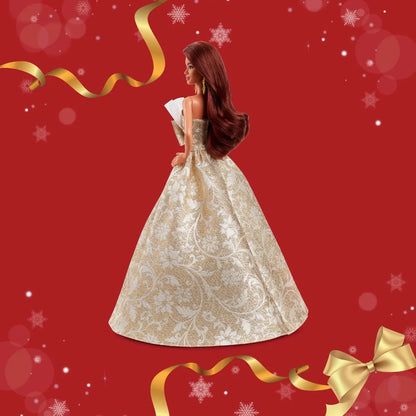 Barbie Signature Holiday 2025 Cabello Castaño Jbh97 Mattel