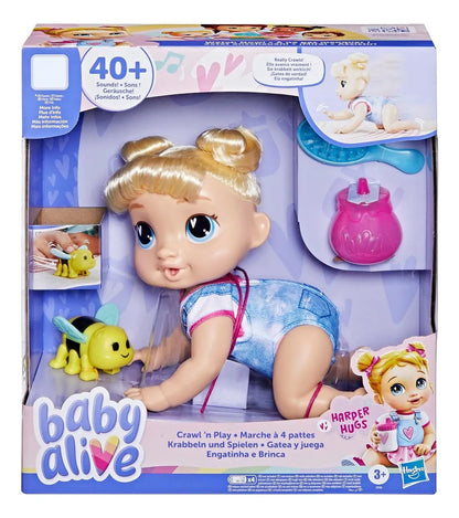 Baby Alive Pack 2 Gatea Y Juega 40 Sonidos Muñecas Hasbro