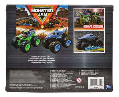 Monster Jam Grave Digger Luces Y Sonidos 1:24 Spin Master Grave Digger Verde