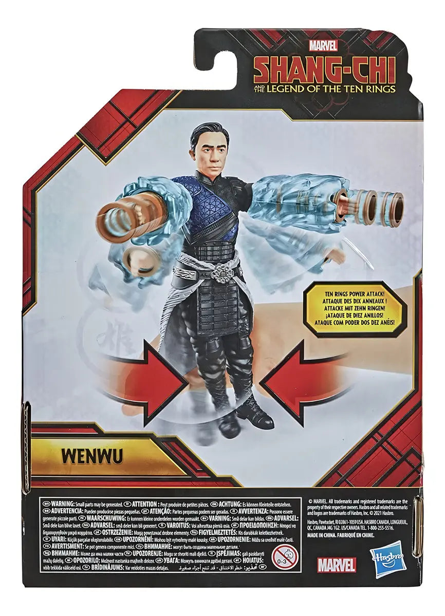 Marvel Shang Chi Wenwu Ataque De Anillos Figura 15cm Hasbro