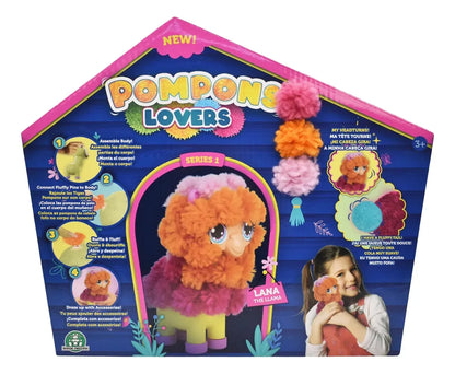 Pompons Lovers Peluche Bella Bunny Y Lana Llama S1 Giochi Multicolor