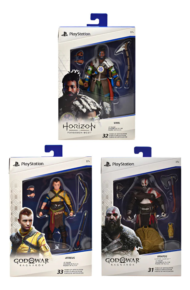 God Of War Horizon Pack Kratos Atreus Varl 15cm Spin Master