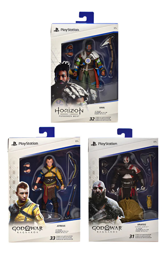 God Of War Horizon Pack Kratos Atreus Varl 15cm Spin Master