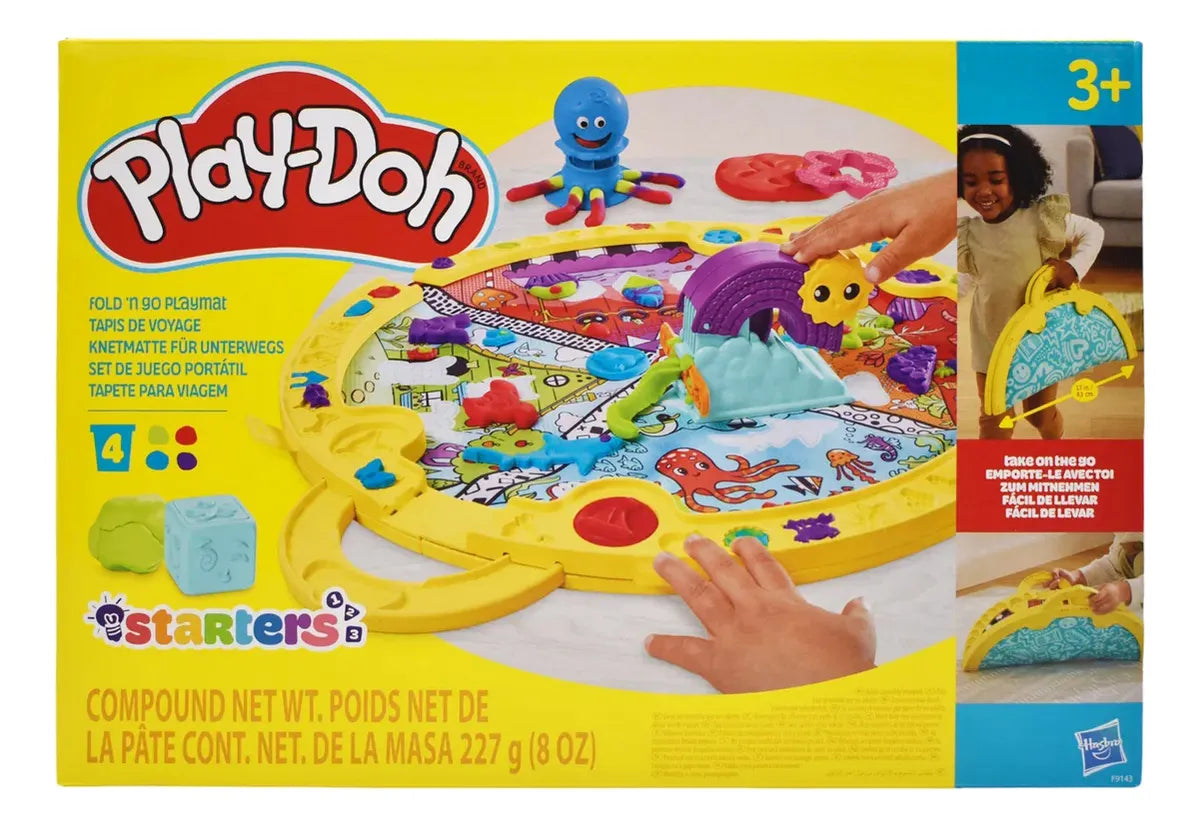 Play Doh Starters Set De Juego Portatil 227g Hasbro Multicolor