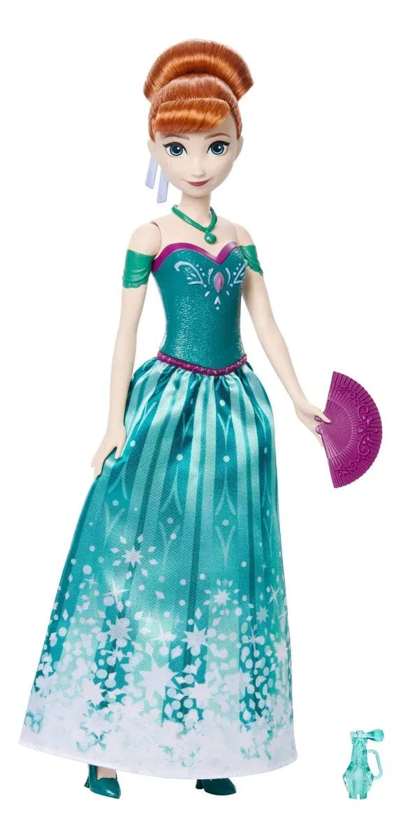 Disney Frozen Spin And Reveal Muñeca Anna 29cm Mattel