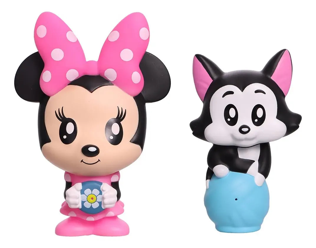 Disney Minnie Y Figaro Juguetes Acuaticos 11cm Ruz