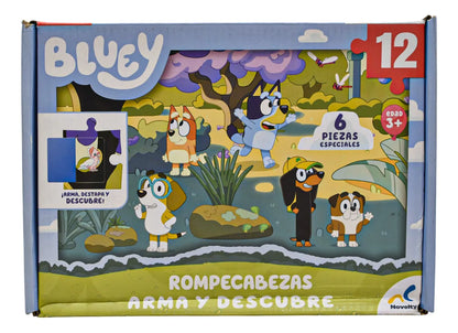 Bluey Pack 3 Sets De Rompecabezas Novelty
