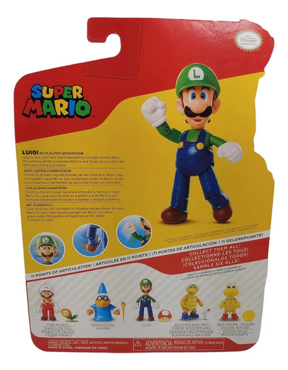 Super Mario Pack 4 Personajes Con Accesorio Jakks Pacific
