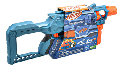 Nerf Elite 2.0 Contender 6 Darts Hasbro Blue