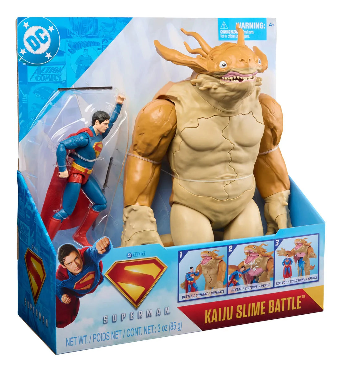 Dc Superman Kaiju Slime Battle Figura 29 Cm Spin Master
