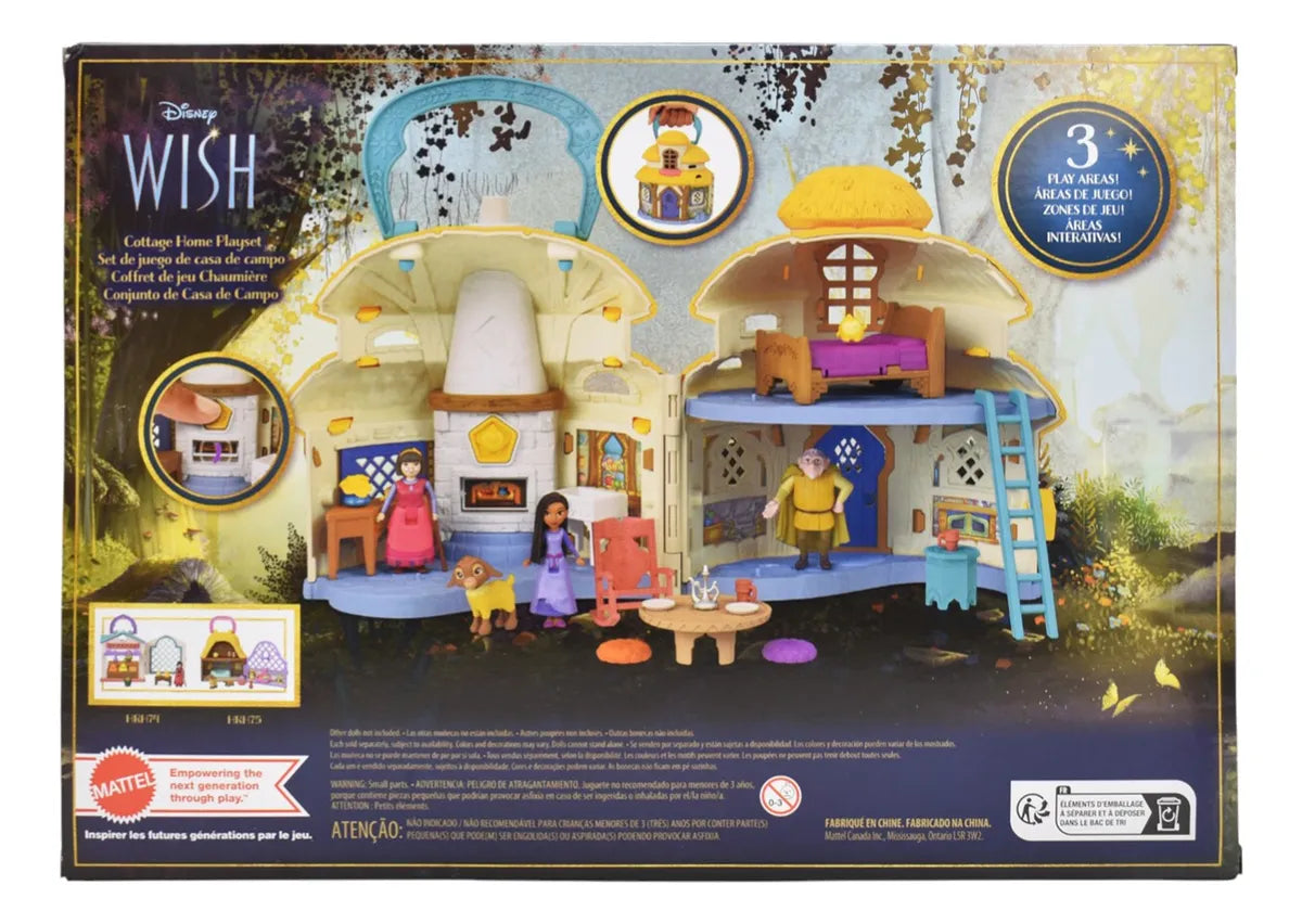 Disney Wish Pack 5 Piezas Play Sets Y Figuras Mattel