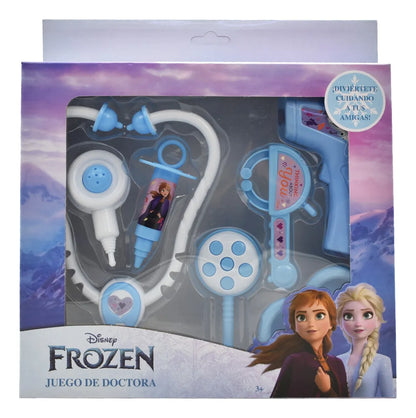 Disney Mickey Y Frozen Pack 2 Juegos De Doctor Toymark Azul