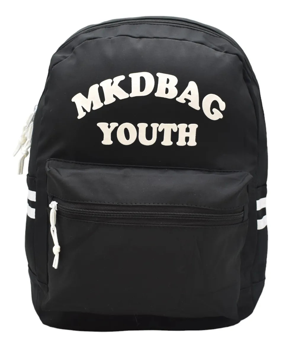 Mochila Mkdbag Youth Kit 3pz Negra Ll23bjm065 Negro Estampado