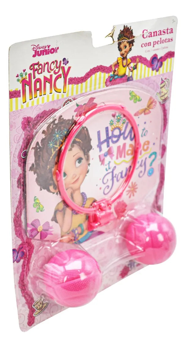 Canasta Con Pelotas Princesas Fancy Nancy 5pz Bestway Cd