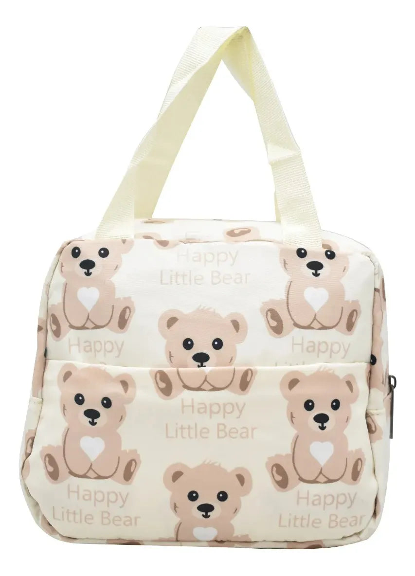 Mochila Kit 3 Piezas Little Bear Primaria Ll23bjm059 Beige Estampado