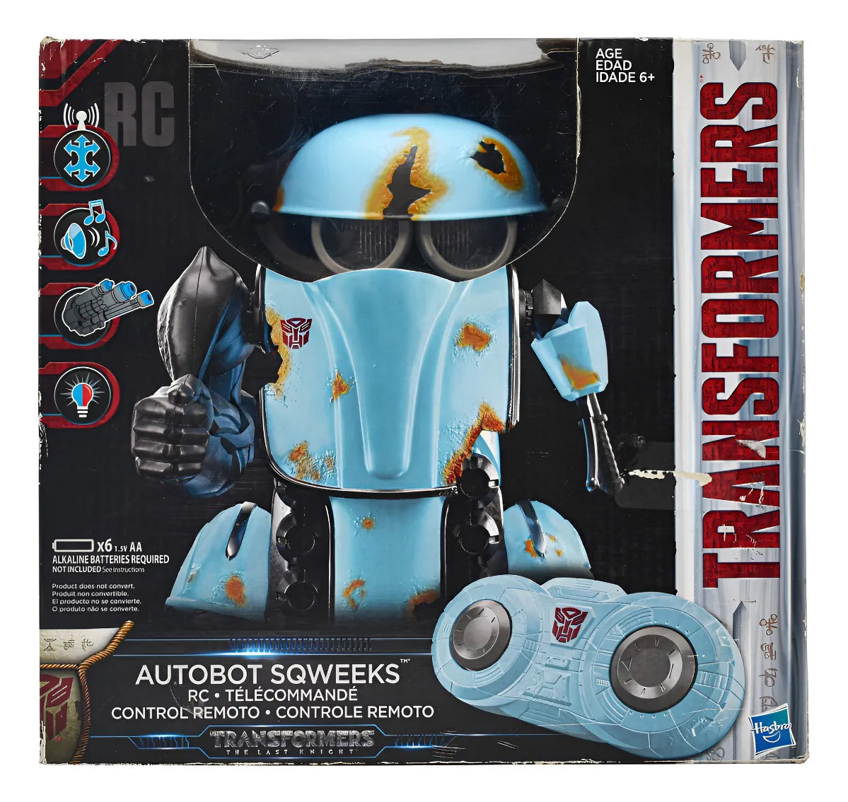Transformers Autobot Sqweeks Robot Radio Control Hasbro Cd Sqweeks