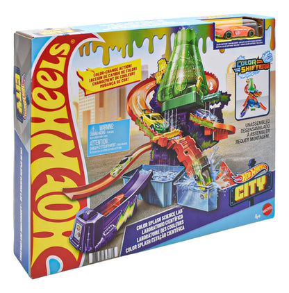 Hot Wheels Laboratorio Cientifico Color Shifters Mattel Azul/naranja
